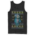 thumbnail image 1 of Men's Batman Ugly Christmas Dark Knight Pose  Tank Top Black Large, 1 of 4