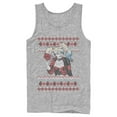 thumbnail image 1 of Men's Batman Ugly Christmas Harley Quinn  Tank Top Athletic Heather 2X Large, 1 of 4