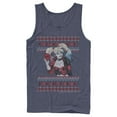 thumbnail image 1 of Men's Batman Ugly Christmas Harley Quinn  Tank Top Navy Blue X Large, 1 of 3
