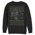 thumbnail image 1 of Men's Batman Ugly Christmas Joker Ha Ha Sweatshirt Black X Large, 1 of 3