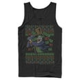 thumbnail image 1 of Men's Batman Ugly Christmas Joker Hammer  Tank Top Black X Large, 1 of 4