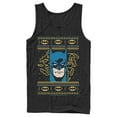 thumbnail image 1 of Men's Batman Ugly Christmas Masked Hero  Tank Top Black Large, 1 of 4