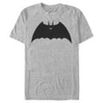 thumbnail image 1 of Men's Batman Winged Caped Crusader Symbol  Graphic Tee Athletic Heather Small, 1 of 4
