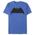 thumbnail image 1 of Men's Batman Winged Caped Crusader Symbol  Graphic Tee Royal Blue Heather Small, 1 of 4