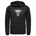 thumbnail image 1 of Men's Batman Winged Hero Emblem Pull Over Hoodie Black Large, 1 of 3
