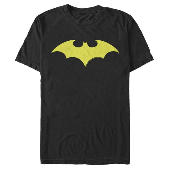 Men's Batman Winged Hero Symbol Graphic Tee Black Large