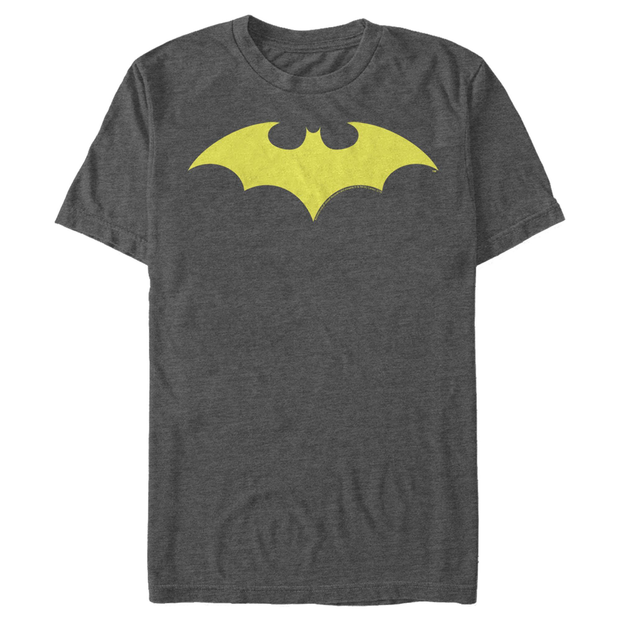 Men's Batman Winged Hero Symbol Graphic Tee Charcoal Heather Large