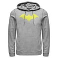 thumbnail image 1 of Men's Batman Winged Hero Symbol  Pull Over Hoodie Athletic Heather Small, 1 of 3