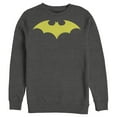 thumbnail image 1 of Men's Batman Winged Hero Symbol  Sweatshirt Charcoal Heather 2X Large, 1 of 3