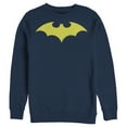 thumbnail image 1 of Men's Batman Winged Hero Symbol  Sweatshirt Navy Blue 2X Large, 1 of 3