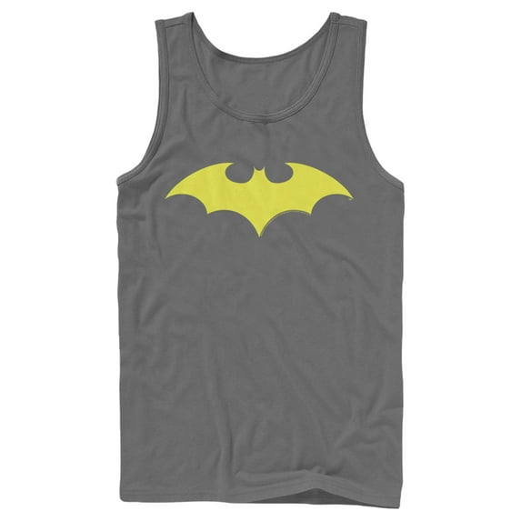 Men's Batman Winged Hero Symbol Tank Top Charcoal X Large