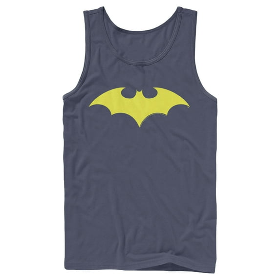Men's Batman Winged Hero Symbol Tank Top Navy Blue Small