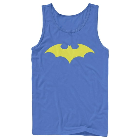 Men's Batman Winged Hero Symbol Tank Top Royal Blue X Large