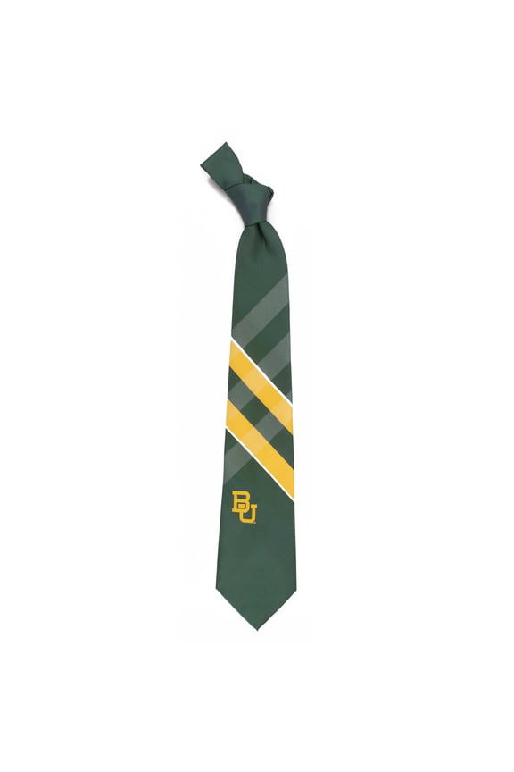 Men's Baylor Bears Woven Polyester Grid Tie