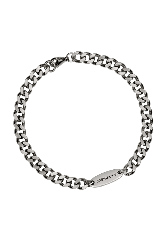 Men's Be Strong And Courageous Bracelet- Joshua 1:9 by Shields of Strength