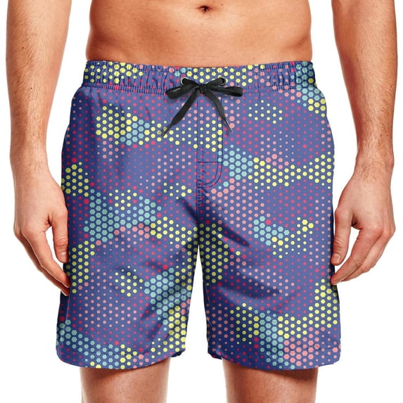 Men's Beach Swim Trunks Tropical Swimsuit Underwear Board Shorts with Pocket