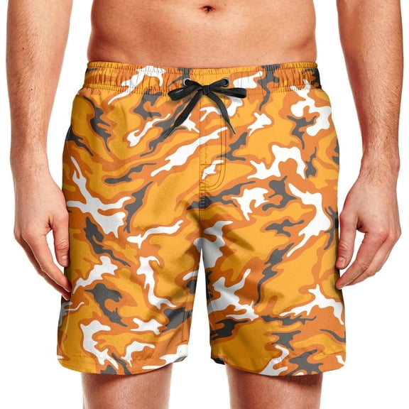 Men's Beach Swim Trunks Tropical Swimsuit Underwear Board Shorts with Pocket