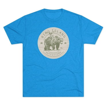 Men's "Bear Heritage" Tri-Blend Crew Tee by Bird Island Outfitters