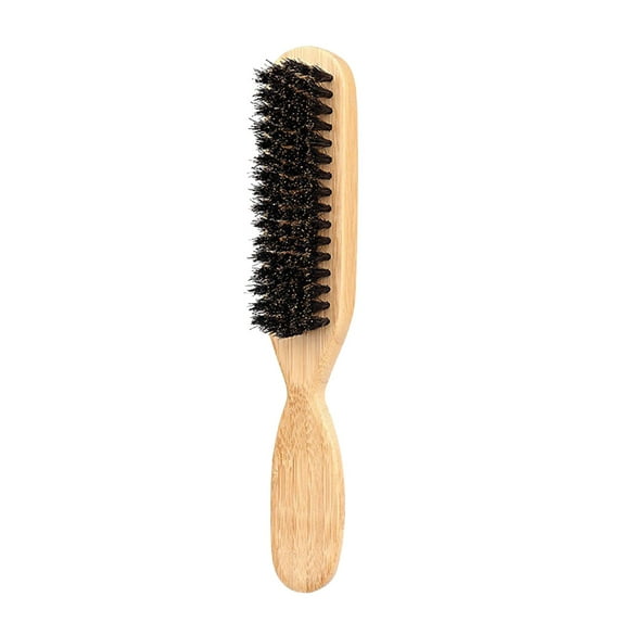 Men's Beard Brush Boar Wooden Handle Grooming Styling Facial Hair Mustache Care Tool