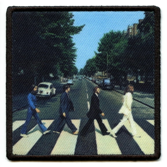 Men's Beatles Abbey Road Album Cover Woven Patch