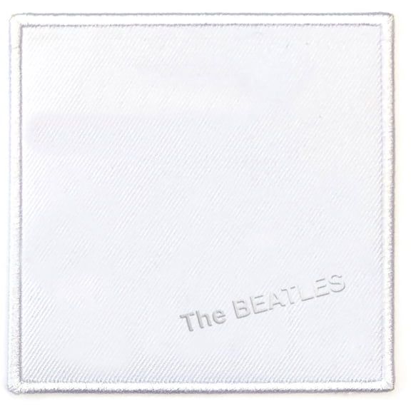 Men's Beatles White Album Cover Woven Patch