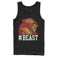 thumbnail image 1 of Men's Beauty and the Beast #Beast  Tank Top Black X Large, 1 of 4