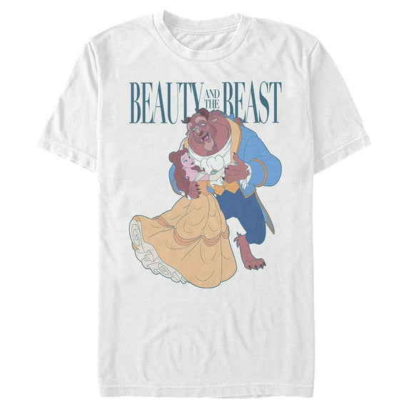 Men's Beauty and the Beast Dance Partners Logo Graphic Tee White 3X Big Tall