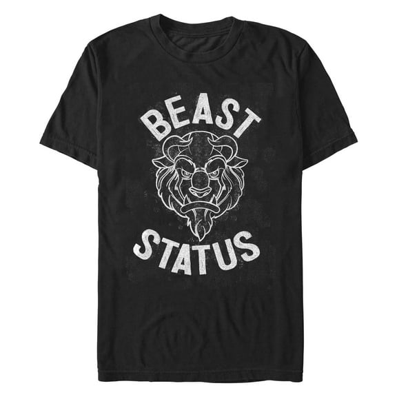 Men's Beauty and the Beast Distressed Beast Status Graphic T-Shirt