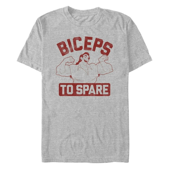 Men's Beauty and the Beast Gaston Biceps to Spare Graphic T-Shirt