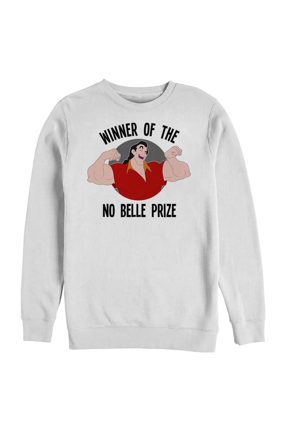 Men's Beauty and the Beast Gaston No Belle Prize  Sweatshirt