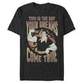 thumbnail image 1 of Men's Beauty and the Beast Gaston The Day Your Dreams Come True  Graphic Tee Black Small, 1 of 5