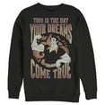 thumbnail image 1 of Men's Beauty and the Beast Gaston The Day Your Dreams Come True  Sweatshirt Black Large, 1 of 4