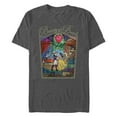 thumbnail image 1 of Men's Beauty and the Beast Glass Window Graphic T-Shirt, 1 of 3