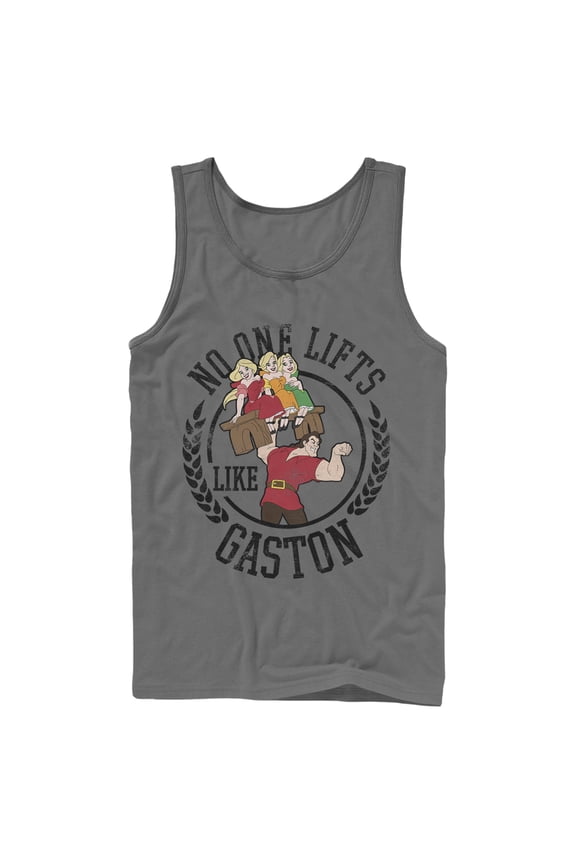Men's Beauty and the Beast Lifts Like Gaston Tank Top