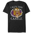thumbnail image 1 of Men's Beauty and the Beast Run Castle  Graphic Tee Black X Large, 1 of 4