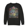 thumbnail image 1 of Men's Beauty and the Beast Stained Glass  Sweatshirt Black Small, 1 of 3