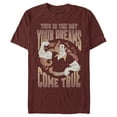 thumbnail image 1 of Men's Beauty and the Beast The Day Your Dreams Come True  Graphic Tee Cardinal X Large, 1 of 5