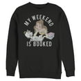 thumbnail image 1 of Men's Beauty and the Beast Weekend Booked Sweatshirt Black Small, 1 of 4