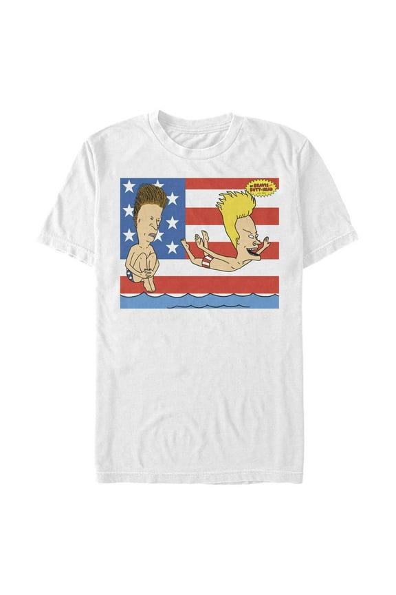 Mens Beavis and Butt-Head American Summer T Shirt