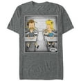 thumbnail image 1 of Men's Beavis and Butt-Head School Day Graphic Tee Charcoal Heather X Large, 1 of 4