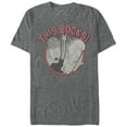 thumbnail image 1 of Men's Beavis and Butt-Head This Rocks  Graphic Tee Charcoal Heather 2X Large, 1 of 4