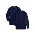 thumbnail image 1 of Hanes Beefy-T Unisex Long-Sleeve T-Shirt, Value 2-Pack Navy 3XL, 1 of 3