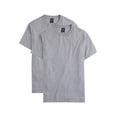 thumbnail image 1 of Hanes Beefy-T Men's Heavyweight Cotton T-Shirt, Value 2-Pack (Big & Tall Sizes) Light Steel LT, 1 of 5