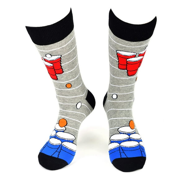Men's Beer Pong Novelty Socks