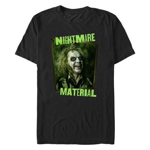 Men's Beetlejuice Beetlejuice Nightmare Material  Graphic T-Shirt