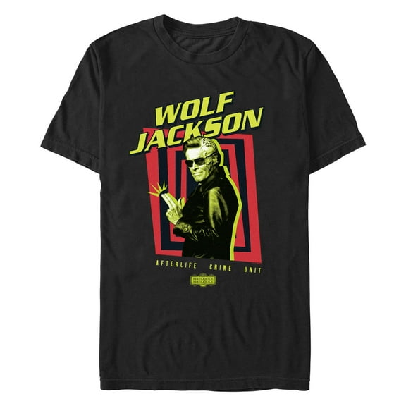 Men's Beetlejuice Beetlejuice Wolf Jackson Pose Graphic T-Shirt