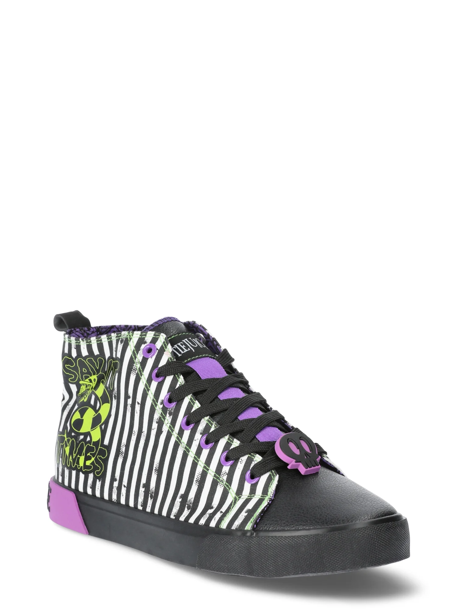 Beetlejuice Men's Printed High Top Sneakers