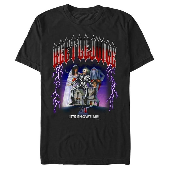 Men's Beetlejuice It's Showtime Classic Artwork Graphic T-Shirt