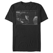 Mens Beetlejuice Lydia I Myself Am Strange and Unusual Graphic T-Shirt