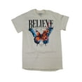 thumbnail image 1 of Men's Believe in Who You Are Butterfly Beige Graphic T-Shirt - Large, 1 of 1